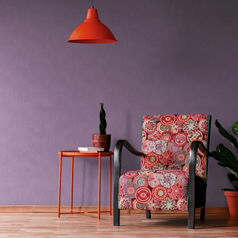 Vliestapete Guido Maria Kretschmer '10376-45 Fashion for walls' Uni violett 0,53 x 10,05 m