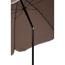 Sonnenschirm 'Solaris' moccafarben 130 x 180 cm