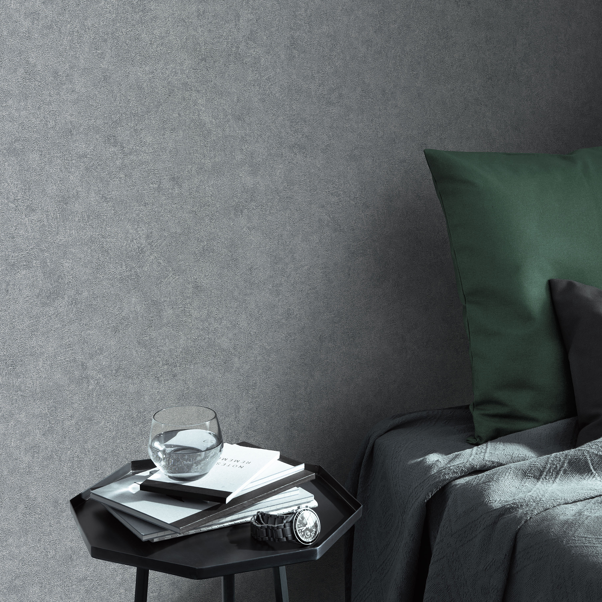 Vliestapete Guido Maria Kretschmer '10377-29 Fashion for walls' Uni silber 0,53 x 10,05 m