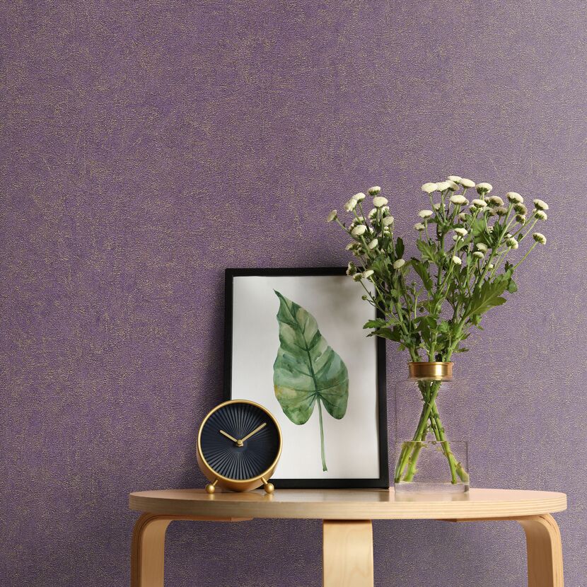 Vliestapete Guido Maria Kretschmer '10377-45 Fashion for walls' Uni violett 0,53 x 10,05 m