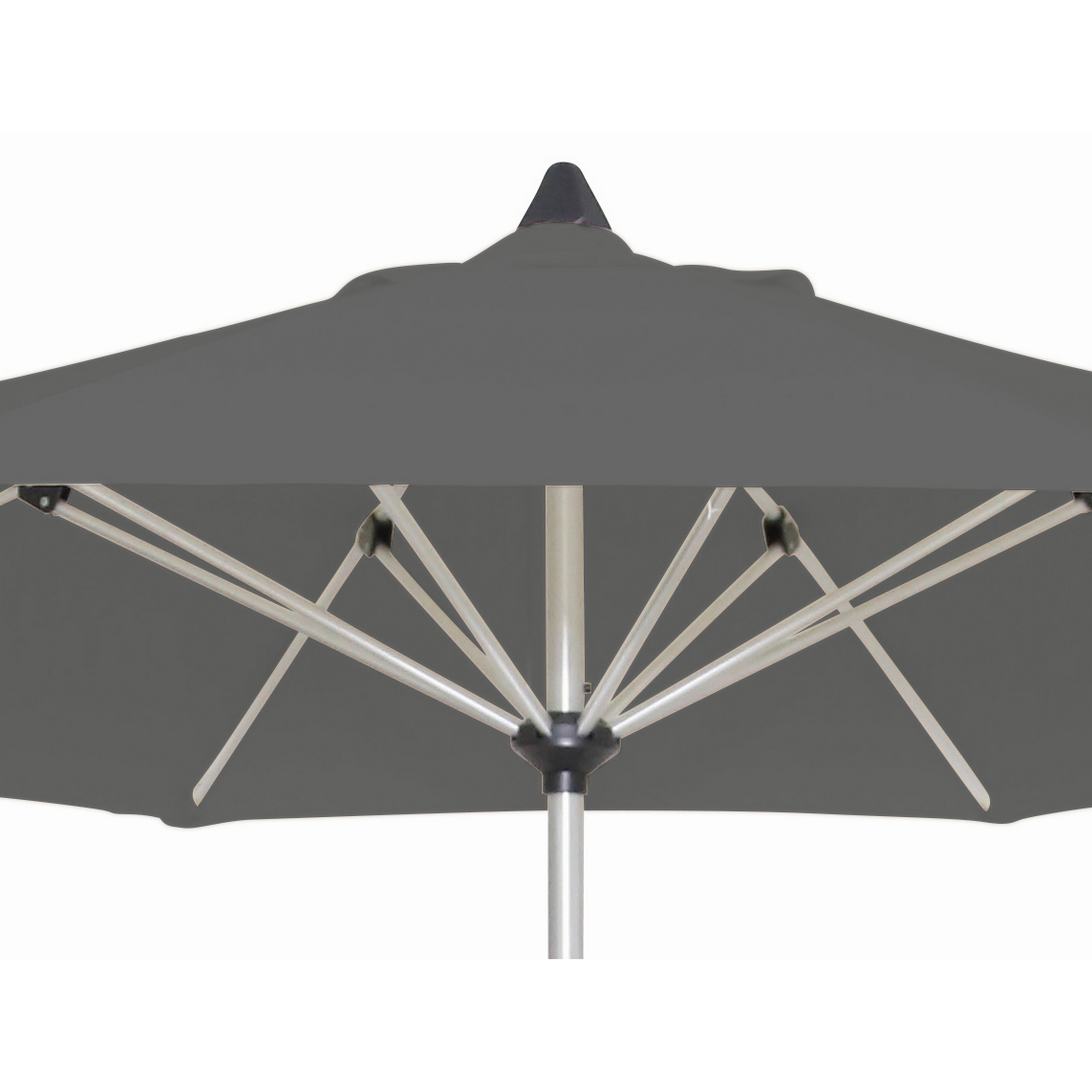Marktschirm 'Acapole' anthrazit/taupe Ø 300 cm