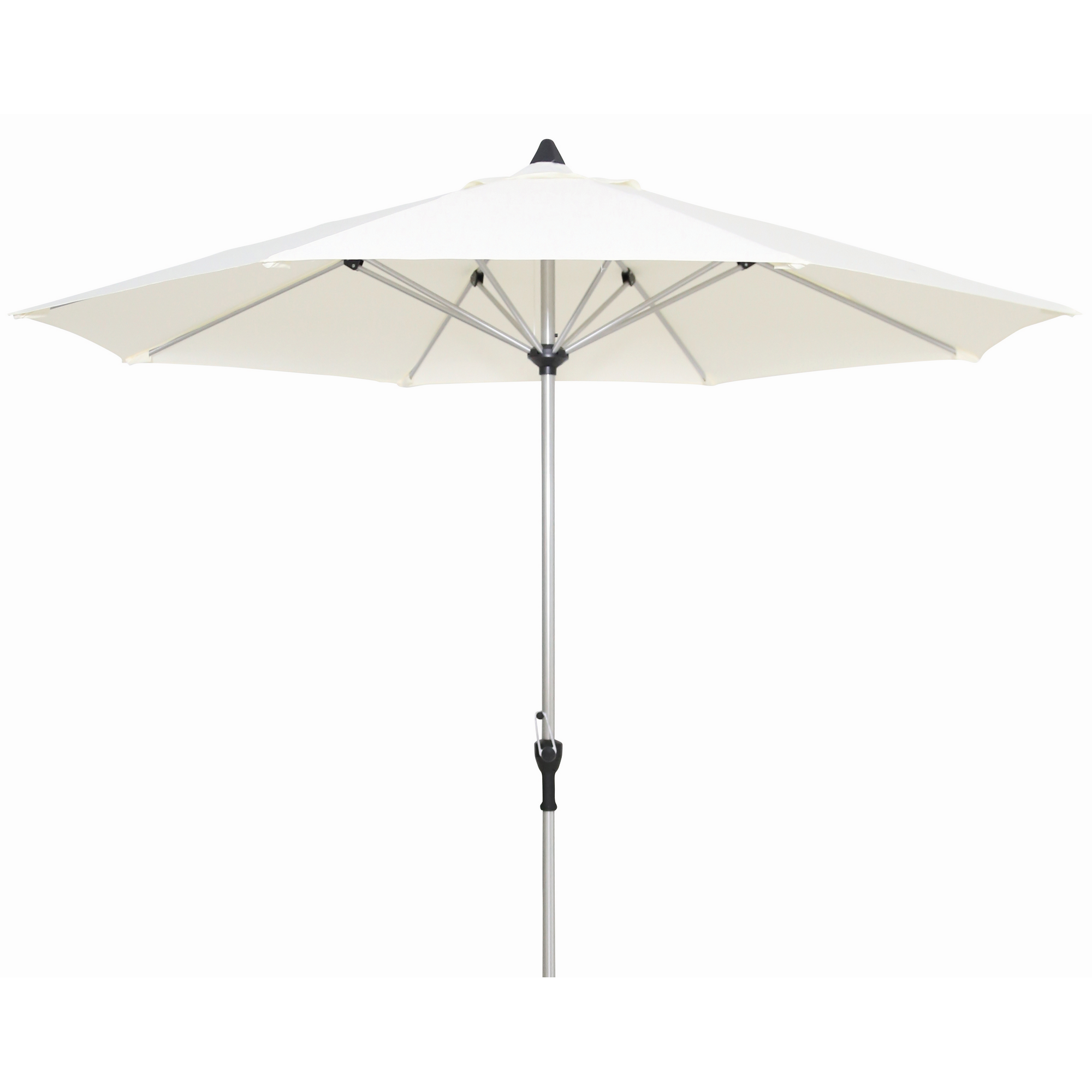 Marktschirm 'Acapole' platinfarben/naturfarben Ø 300 cm