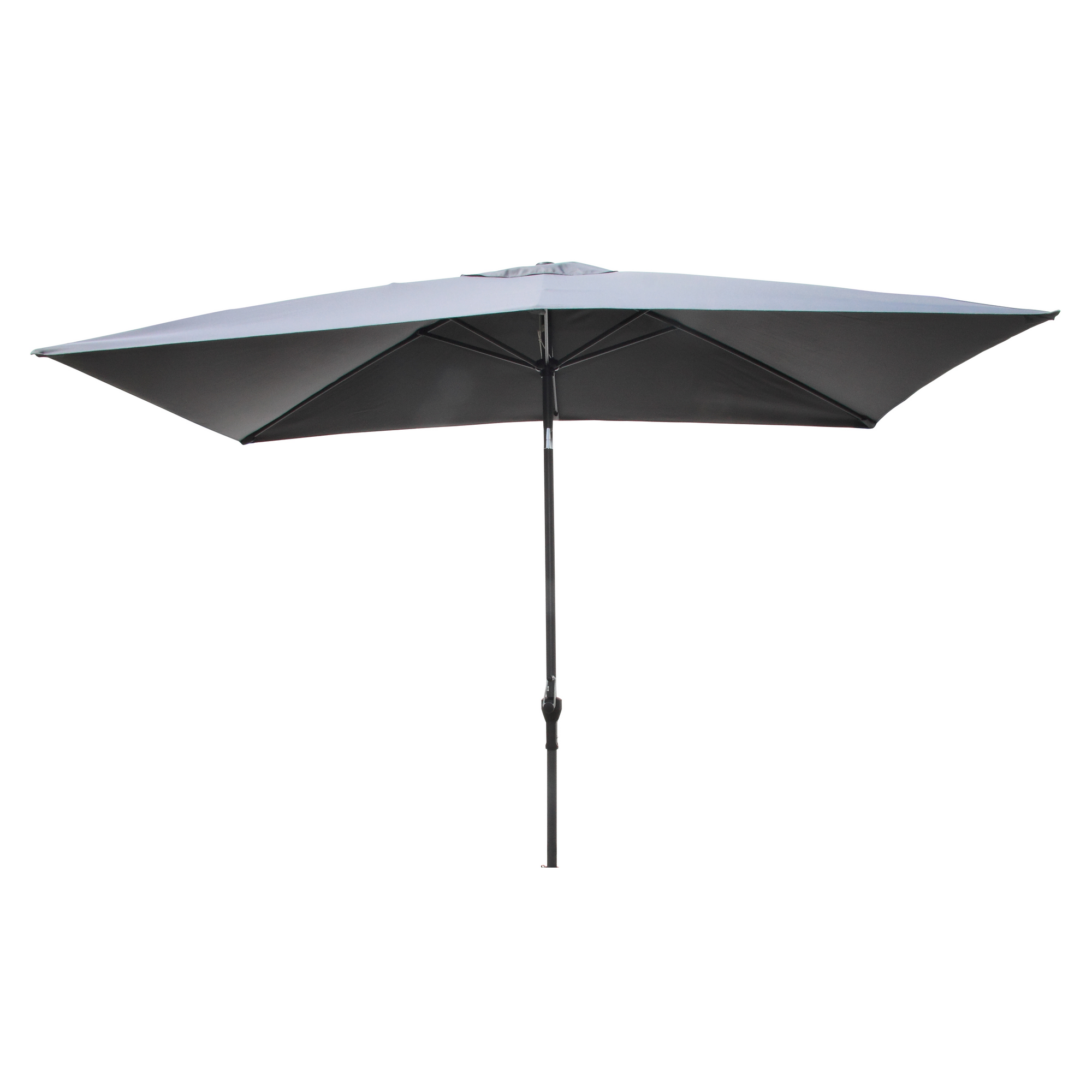 Marktschirm 'Acapole' platinfarben/anthrazit Ø 300 cm