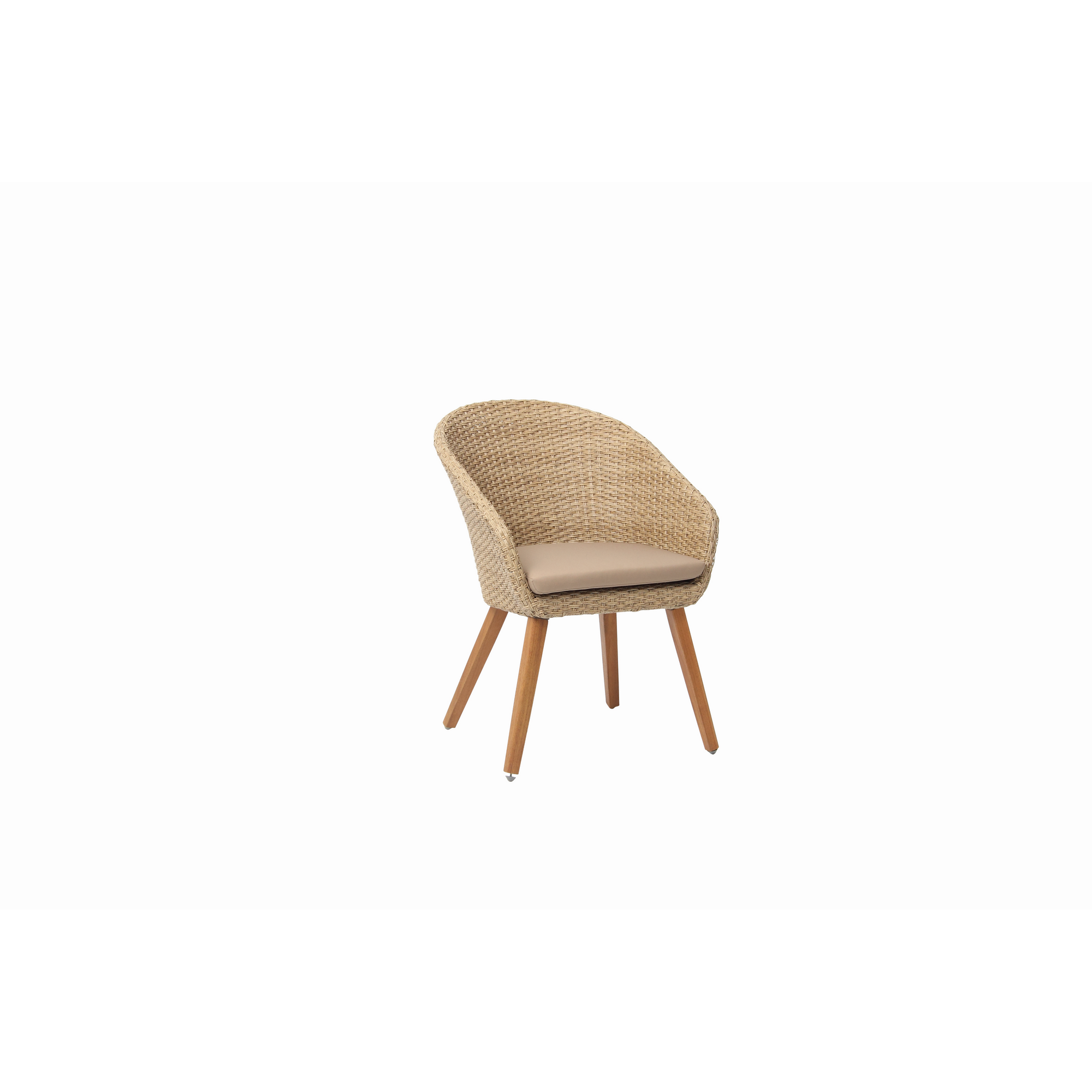 Gartenmöbel-Set 'Atacama' anthrazit/silbergrau/taupe 5-teilig
