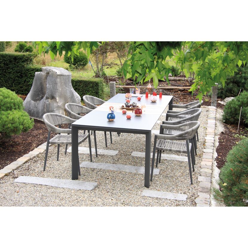 Gartenmöbelset 'Brooklyn' für 6 Personen Aluminium