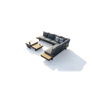 Lounge-Set 'Molise' anthrazit 5-teilig