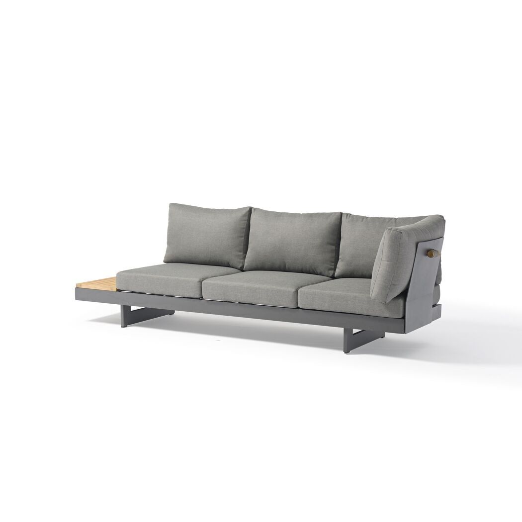 Loungemöbelset 'Molise' Aluminium dunkelgrau 5-teilig