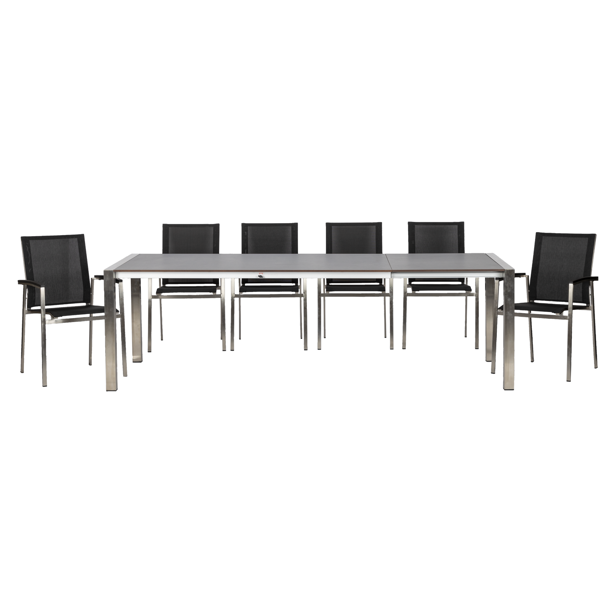 Gartenmöbel-Set 'Auris' anthrazit 7-teilig