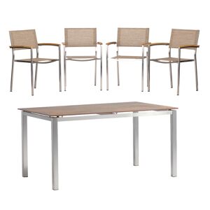 Gartenmöbel-Set 'Skye' anthrazit 5-teilig