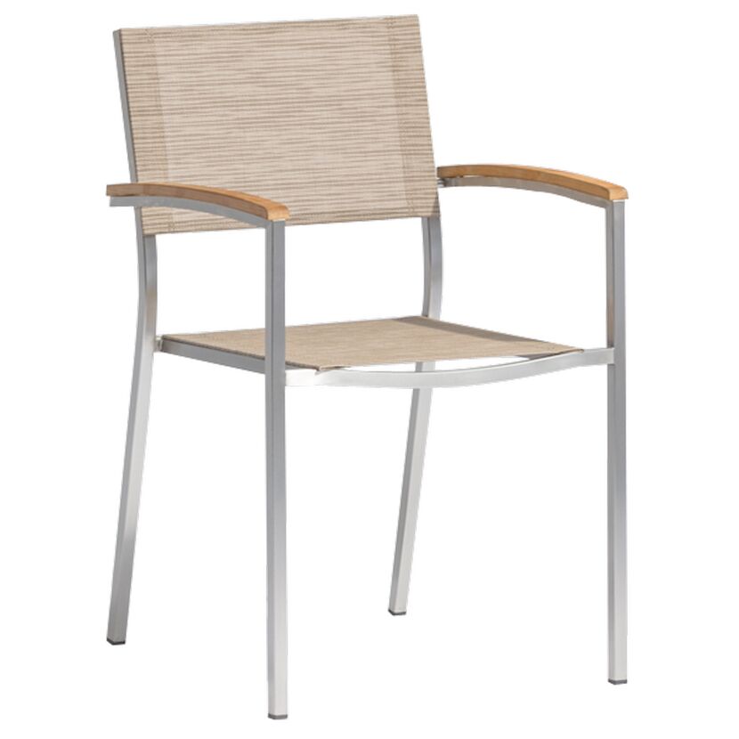 Gartenmöbelset 'Skye' für 6 Personen Edelstahl/Teakholz