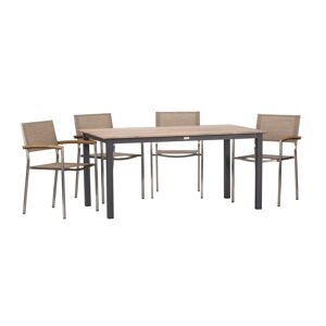 Gartenmöbel-Set 'Skye' anthrazit 5-teilig