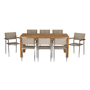 Gartenmöbel-Set 'Skye Old Java' anthrazit 9-teilig