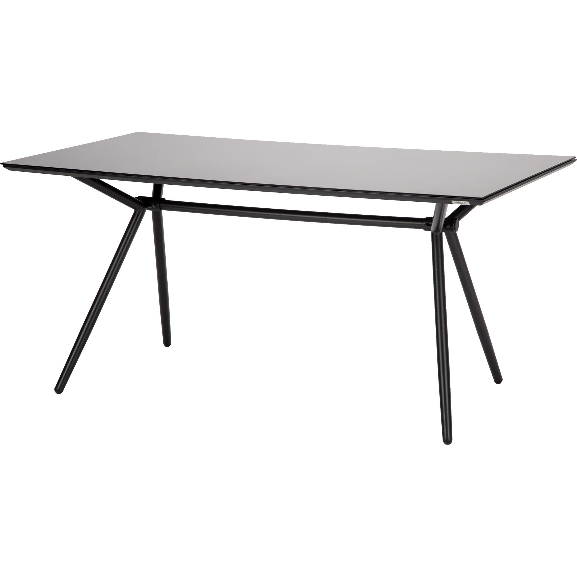 Stapelsessel mit Tisch 'Alpha' anthrazit 5-teilig