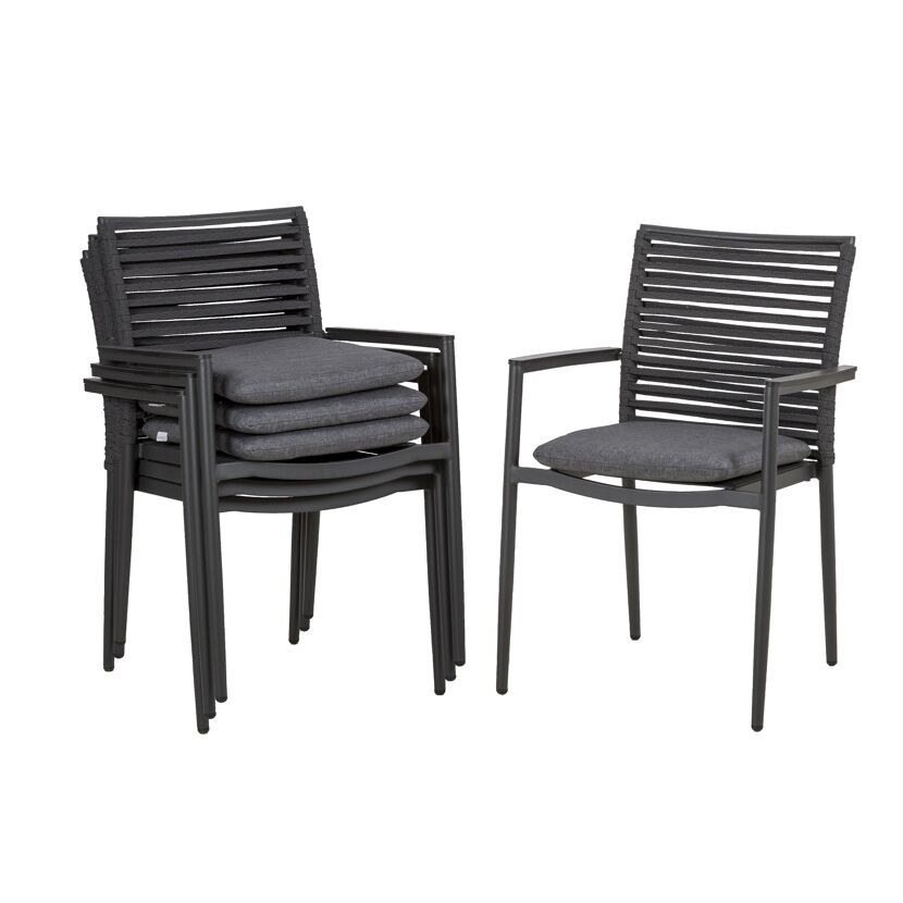 Gartenmöbelset 'New Jersey' für 4 Personen Aluminium