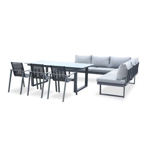 Gartenmöbel-Set 'Hollywood' anthrazit 6-teilig