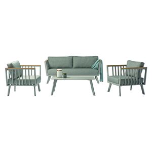 Lounge-Set 'Gondola' anthrazit 4-teilig