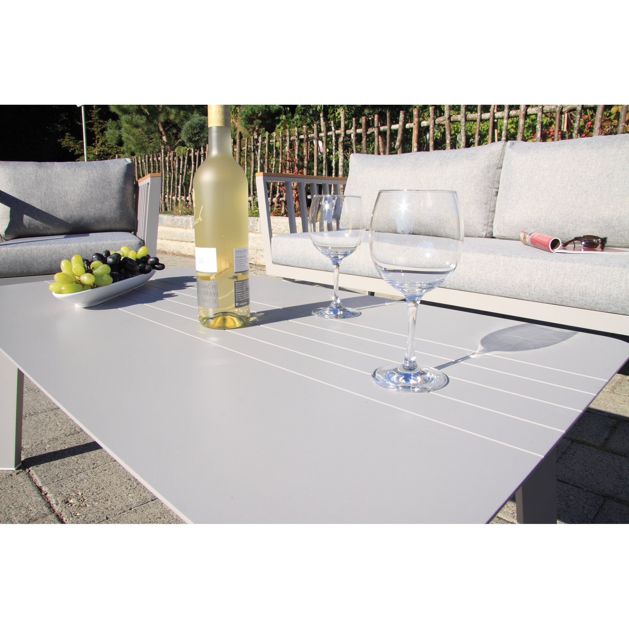 Lounge-Set 'Gondola' anthrazit 4-teilig