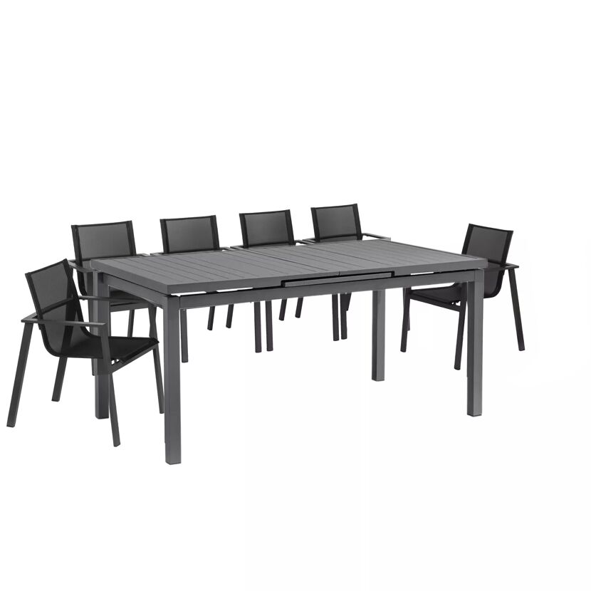 Gartenmöbelset 'Hollywood' für 6 Personen Aluminium