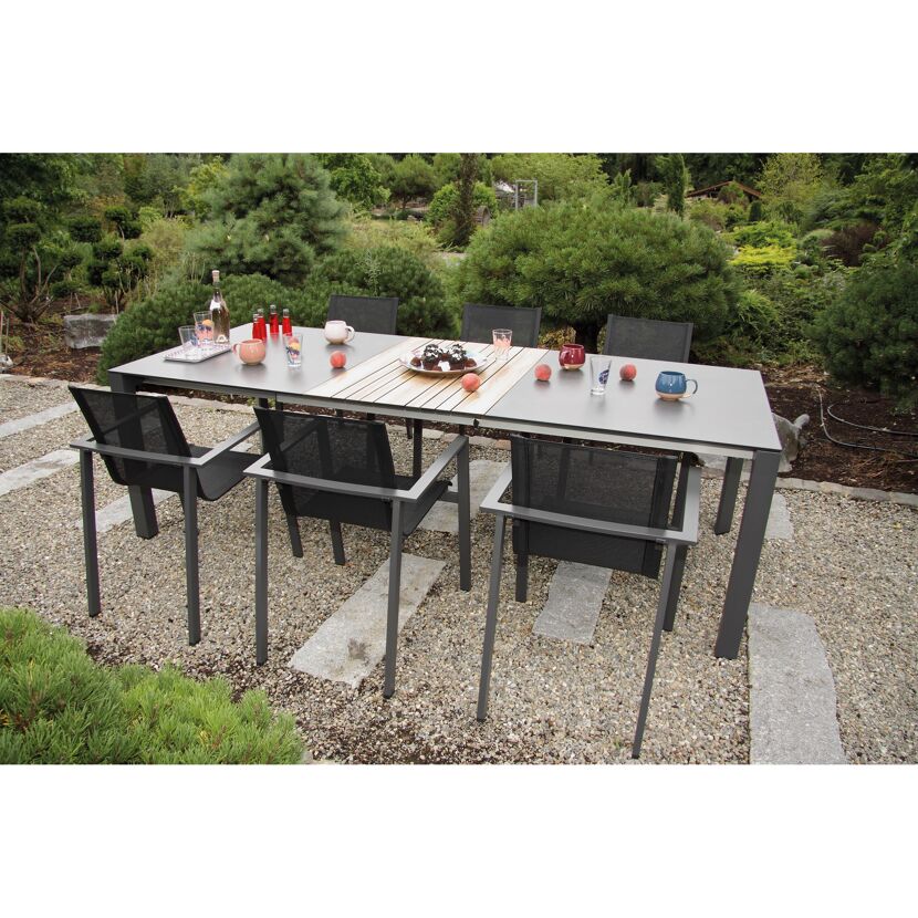 Gartenmöbelset 'Hollywood' für 6 Personen Aluminium