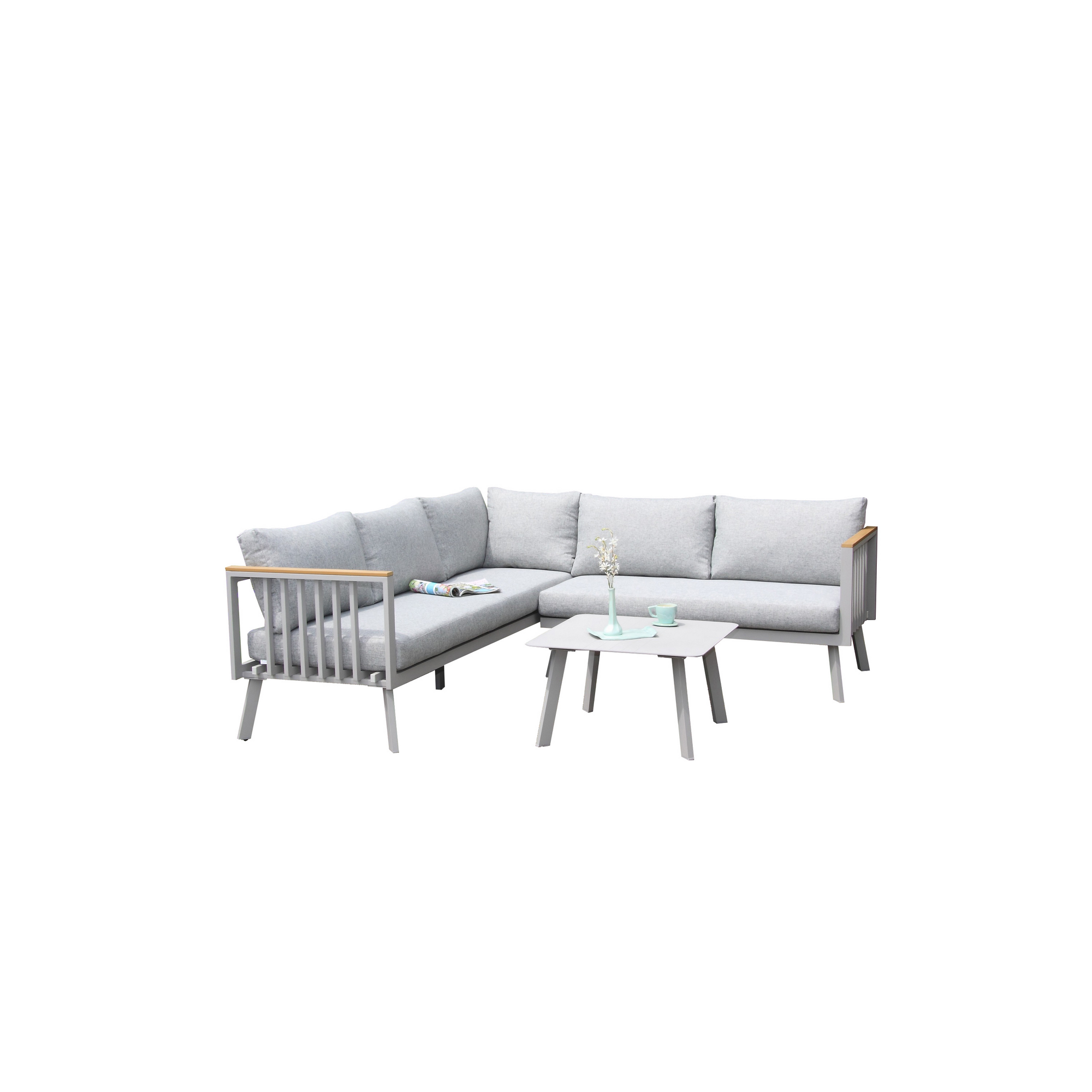 Lounge-Set '' anthrazit 4-teilig