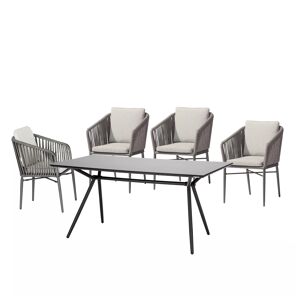 Gartenmöbelset 'Manhattan' für 4 Personen Aluminium