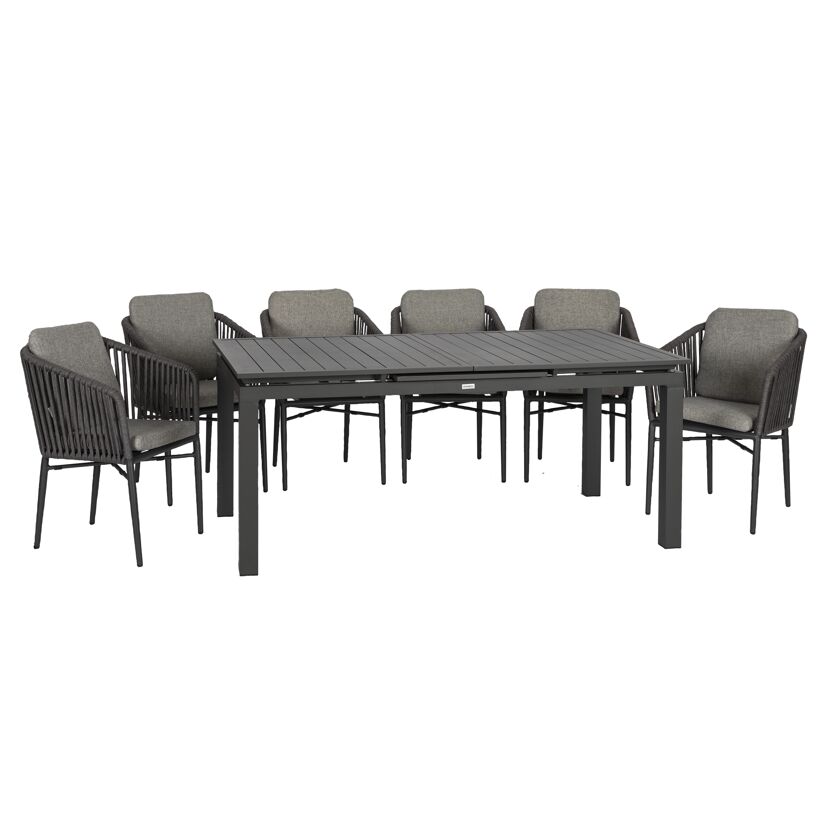 Gartenmöbelset 'Manhattan' für 6 Personen Aluminium