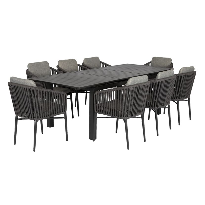 Gartenmöbelset 'Manhattan' für 8 Personen Aluminium