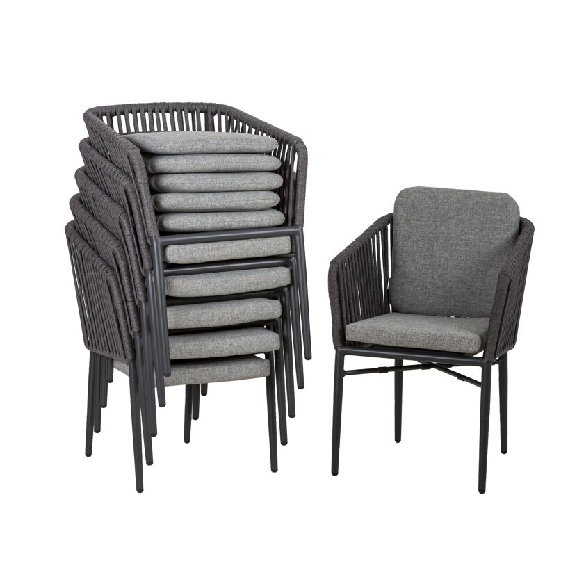 Gartenmöbelset 'Manhattan' für 8 Personen Aluminium
