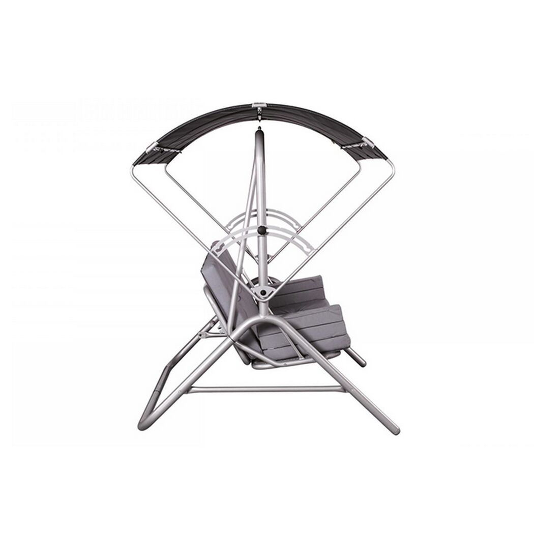 Hollywoodschaukel 'Star' 3-Sitzer grau 220 x 177 x 145 cm