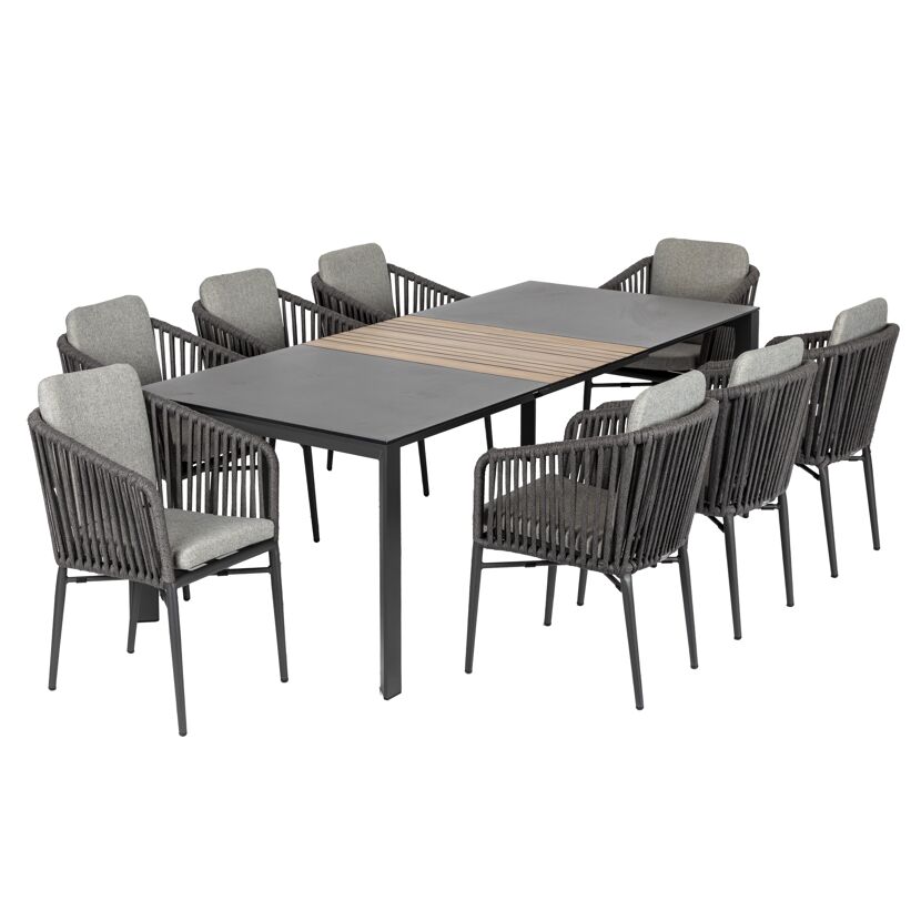 Gartenmöbelset 'Manhattan' für 8 Personen Aluminium