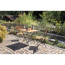 Gartenmöbel-Set 'Lindau' schwarz/teakfarben 3-teilig