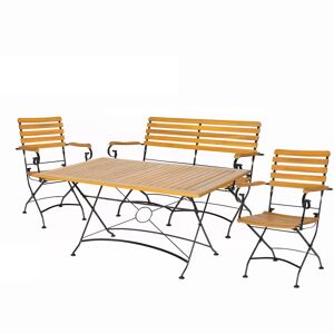 Gartenmöbelset 'Lindau' für 2 Personen Metall