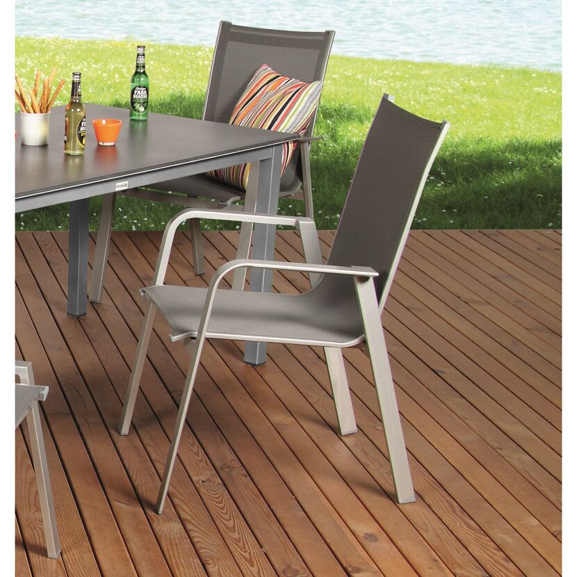 Gartenmöbelset 'Urban' für 4 Personen Aluminium