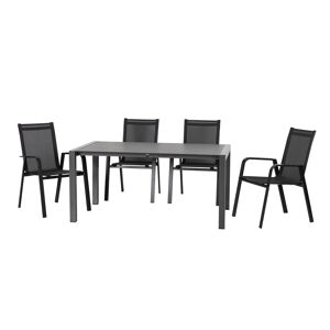 Gartenmöbel-Set 'Urban' anthrazit 5-teilig