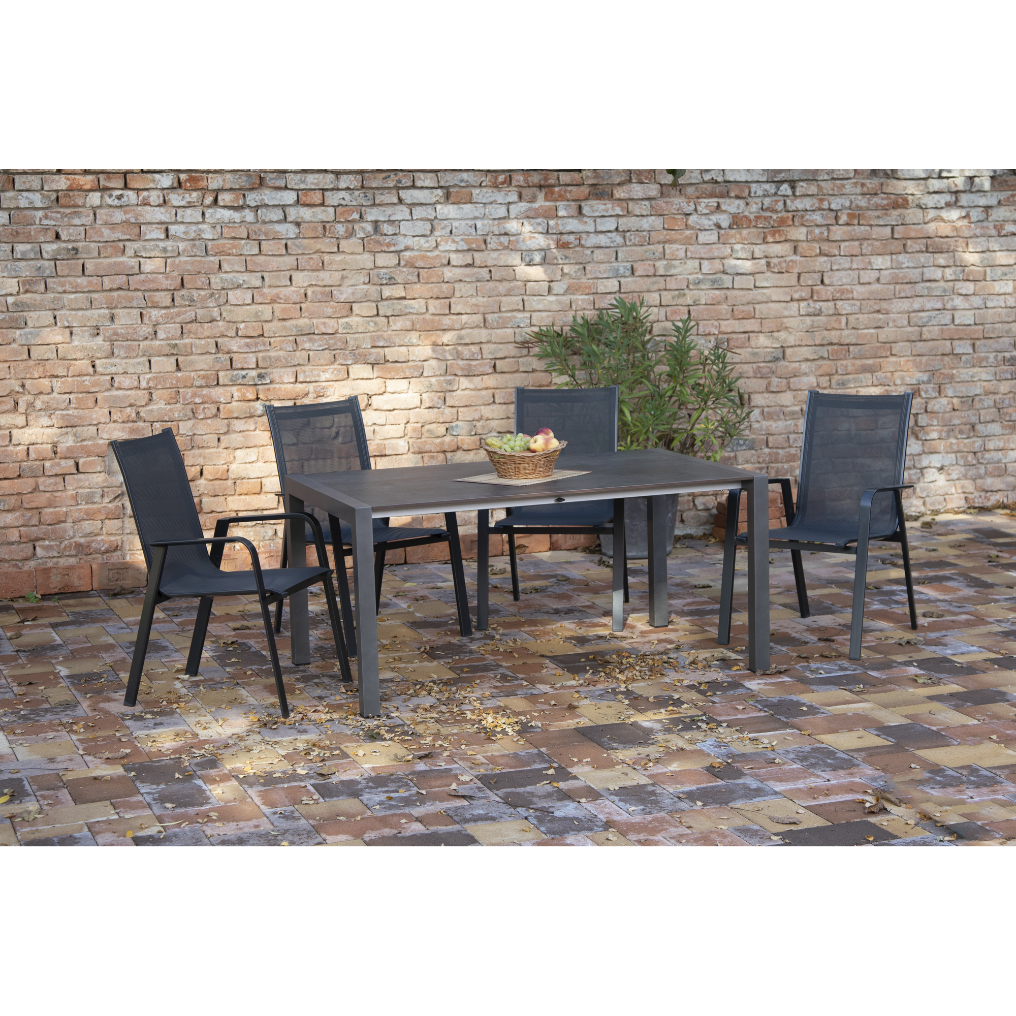 Gartenmöbel-Set 'Urban' anthrazit 5-teilig