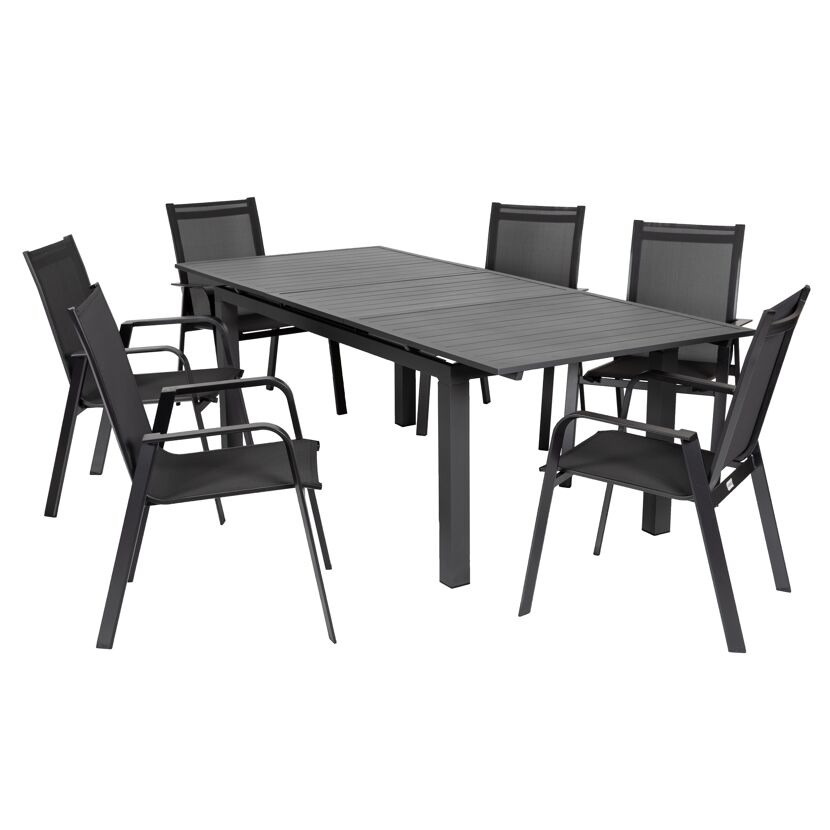 Gartenmöbelset 'Urban' für 6 Personen Aluminium
