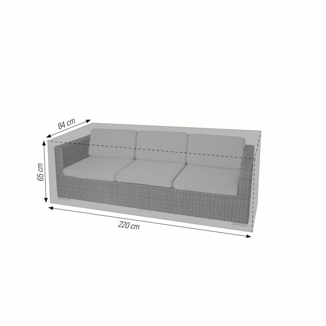 Abdeckung für Sofaliege wasserabweisend & frostsicher 84 x 65 x 220 cm