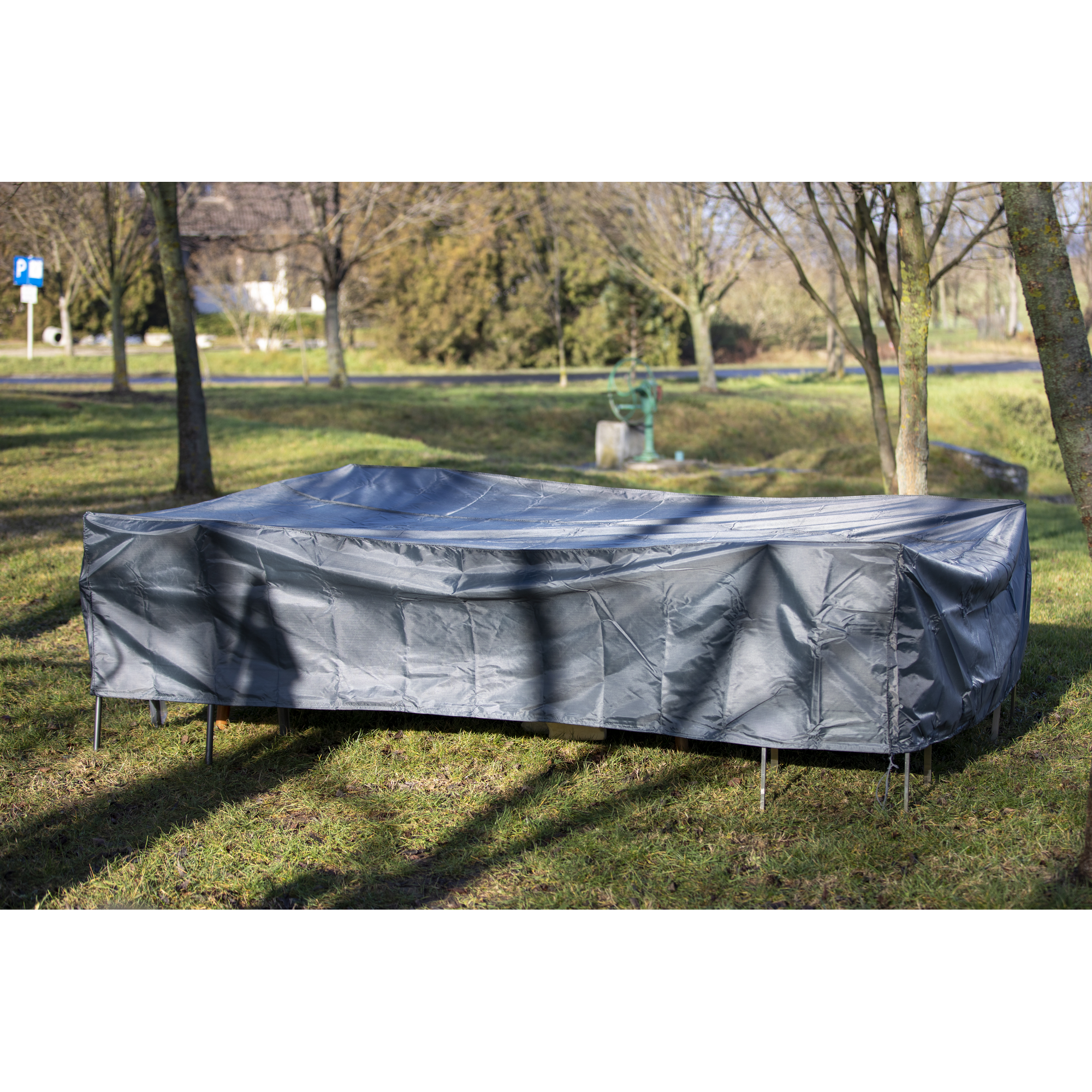 Abdeckung für Loungemöbelset wasserabweisend & frostsicher 210 x 70 x 295 cm