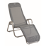 Sonnenliegen-Bezug 'Calypso' wasserabweisend grau 54 x 190 x 3 cm