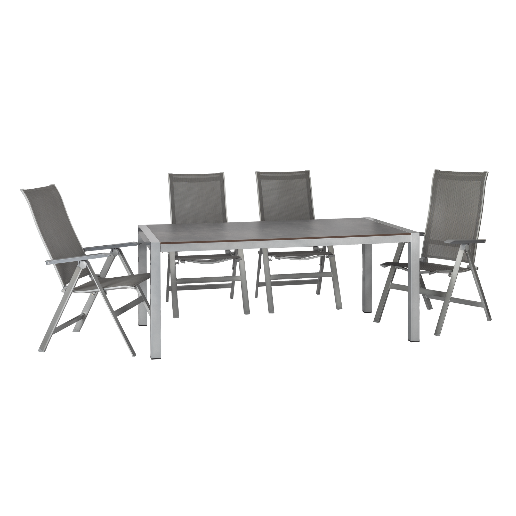 Gartenmöbel-Set 'Urban' anthrazit 5-teilig