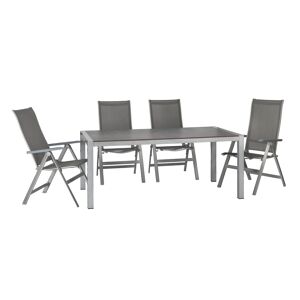 Gartenmöbel-Set 'Urban' anthrazit 5-teilig