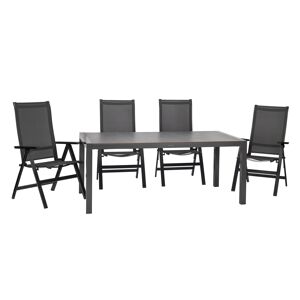 Gartenmöbel-Set 'Urban' anthrazit 5-teilig