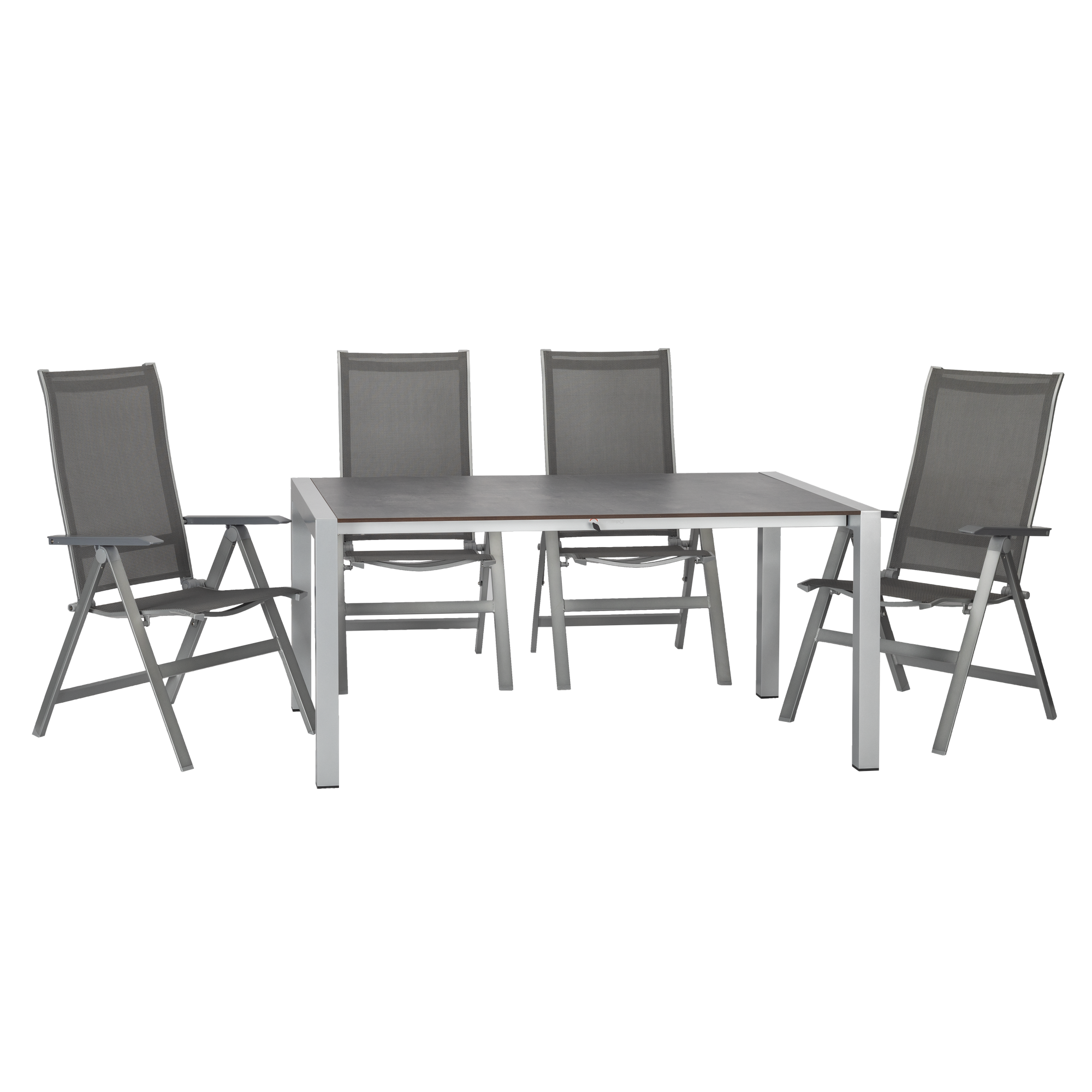 Gartenmöbel-Set 'Urban' anthrazit 5-teilig