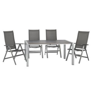 Gartenmöbel-Set 'Urban' anthrazit 5-teilig