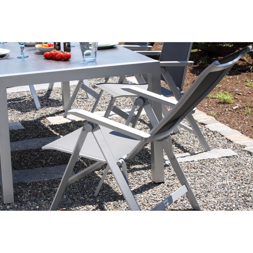 Gartenmöbelset 'Urban' für 4 Personen Aluminium