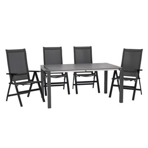 Gartenmöbel-Set 'Urban' anthrazit 5-teilig
