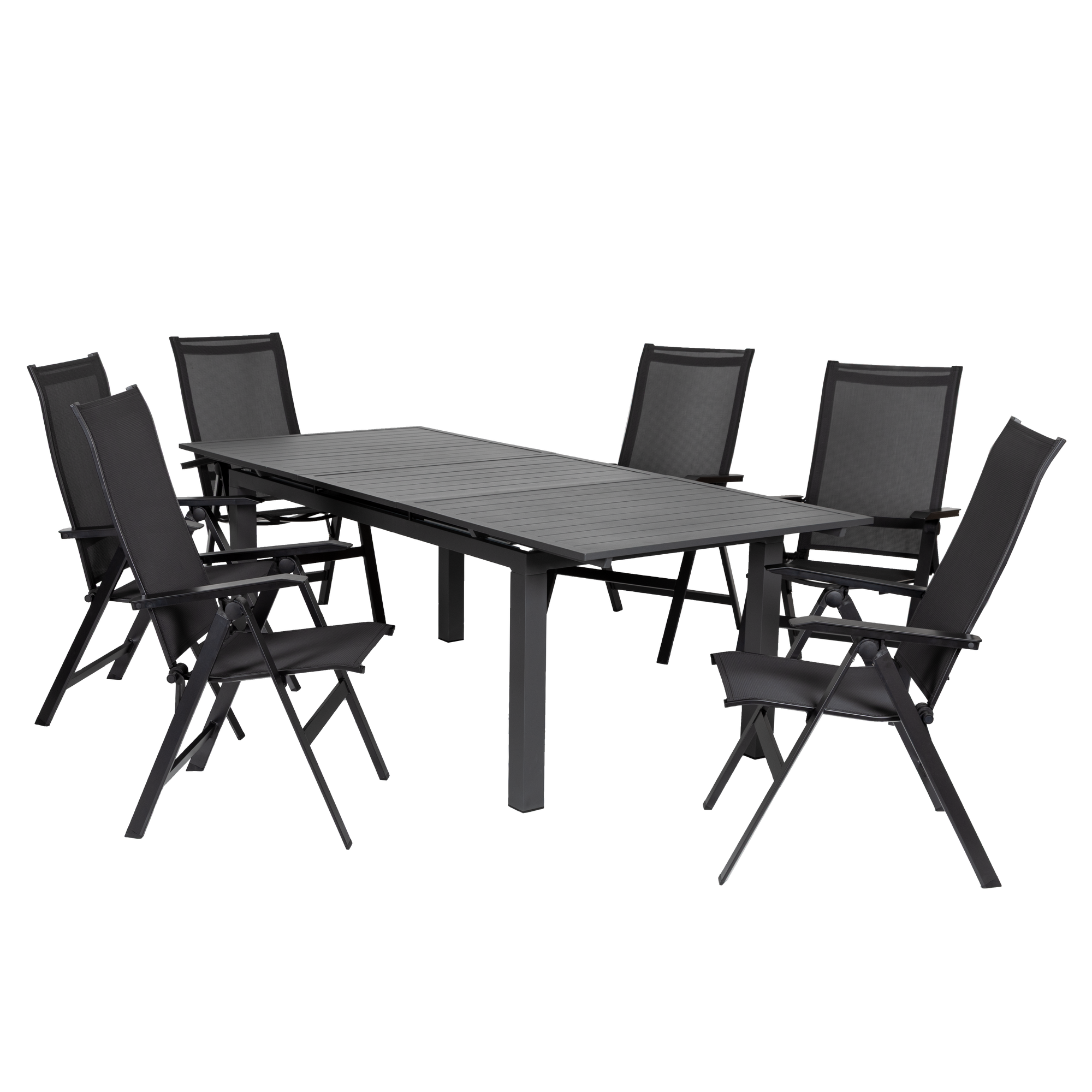 Gartenmöbel-Set 'Urban' anthrazit 7-teilig