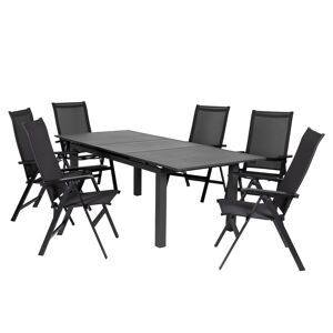 Gartenmöbel-Set 'Urban' anthrazit 7-teilig