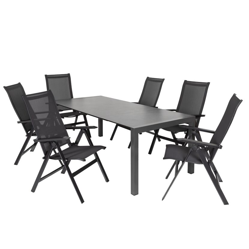 Gartenmöbelset 'Urban' für 6 Personen Aluminium