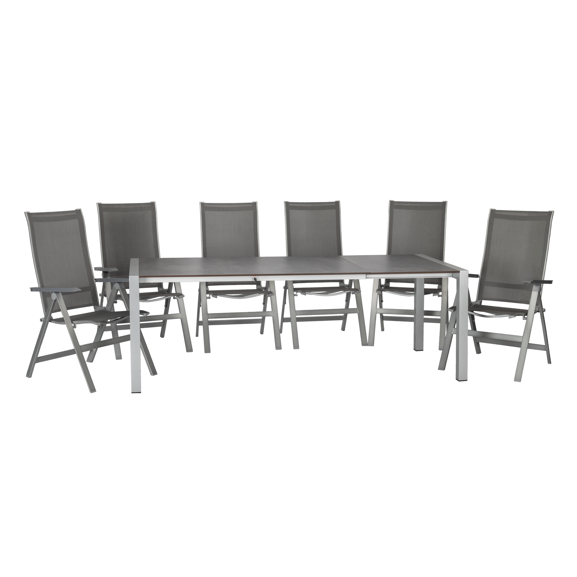Gartenmöbel-Set 'Urban' anthrazit 7-teilig